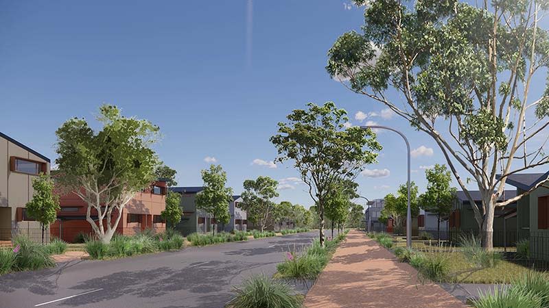 Dubbo North West Urban Release project streetscape