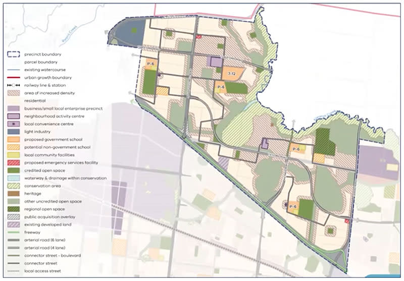 Melton East PSP draft map