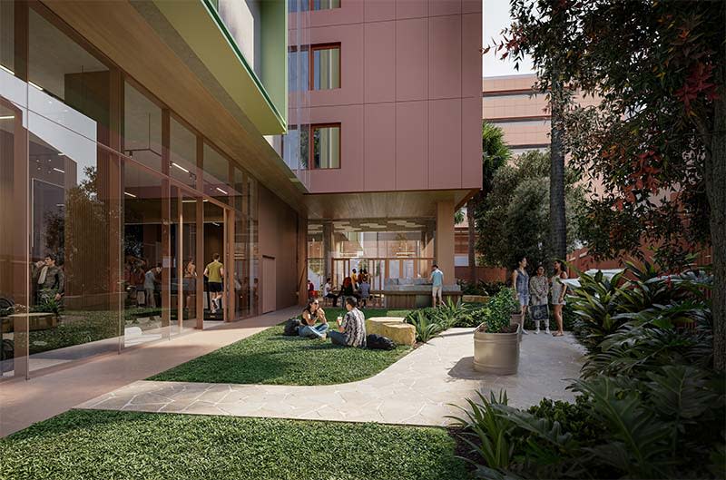 CLV Darwin PBSA Landscaped communal areas