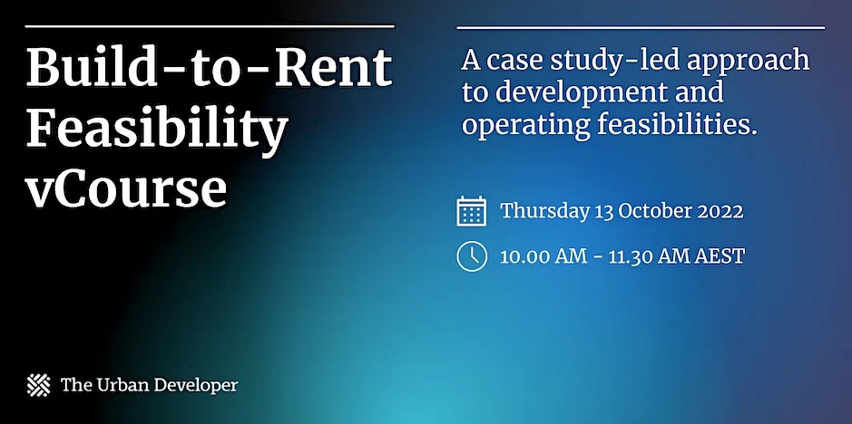 On-demand: Build-to-Rent Feasibility vCourse | The Urban Developer