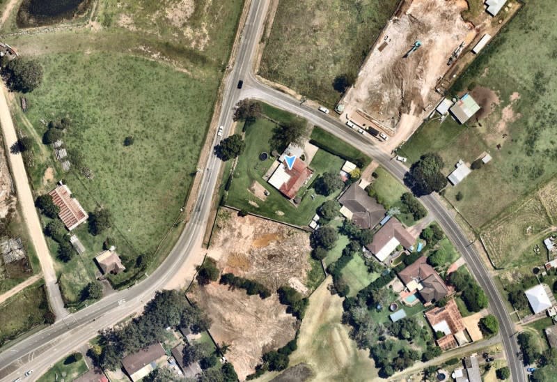 The site for Bathla Group's latest residential project at 1 Alan Street in Box Hill, NSW. Source: Nearmap