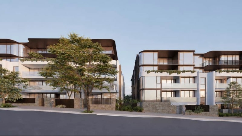 A rendering of the upscaled scheme for the two-stage Rosemont project proposed by Fortis at New Farm.