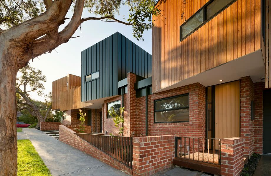Alphington Townhouses, a project by Green Sheep Collective and Elyte Focus.