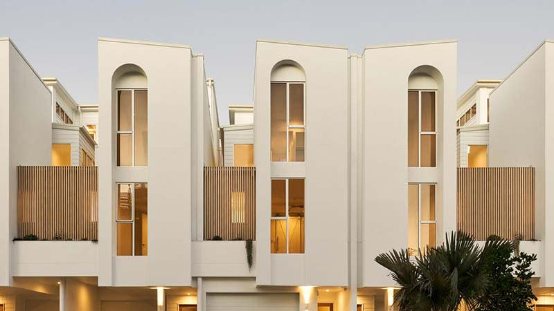 Aluminium battens with the DecoWood timber finish