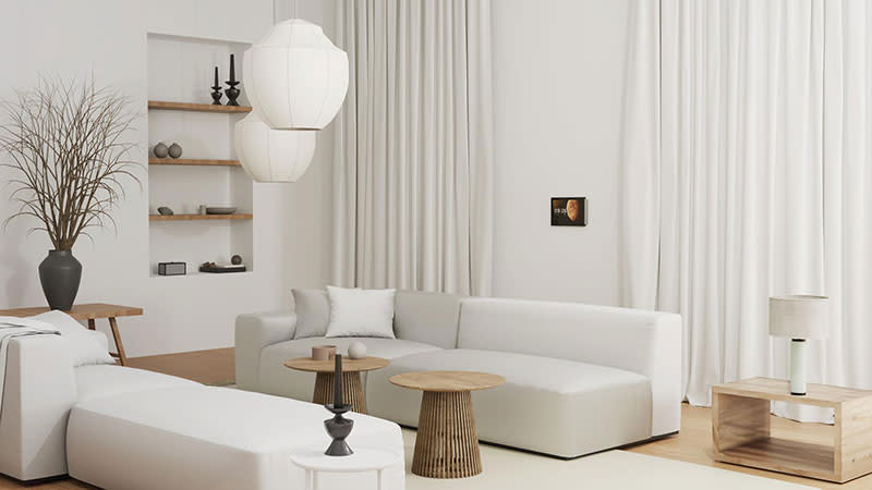 A living space fitted with Konec’s smart building automation