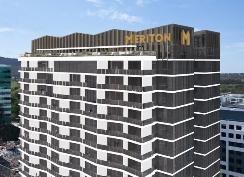 Canberra's first Meriton Suites hotel is set to open in April 2023.