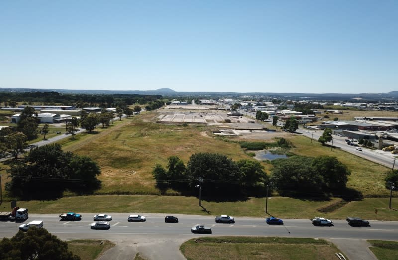 The former Ballarat Saleyards site where the athletes village will be built.