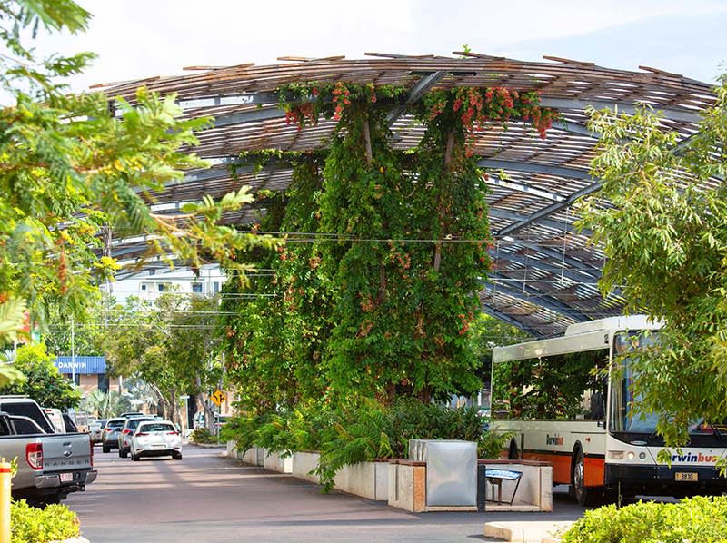 Cavenagh Street shade canopy