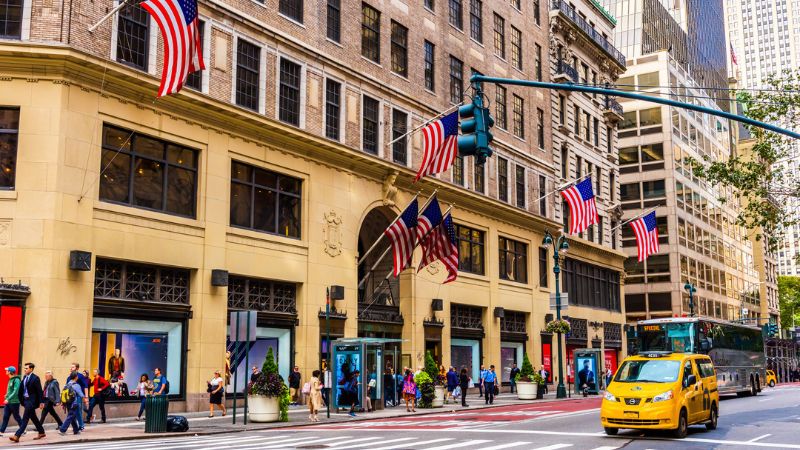 Top dollar: Fifth Avenue in New York City is the most expensive shopping street to lease space in the world.