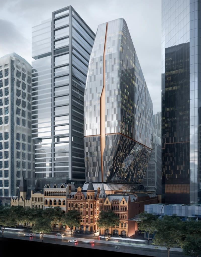 Cox Architecture's design for the Intercontinental Melbourne The Rialto redevelopment by Salter Brothers. 