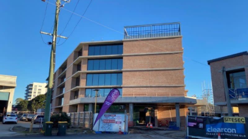 The "largely complete" development at 20 Nellie Street, Nundah.