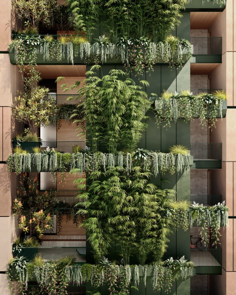 BayleyWard's renders for the greenery included in the design of Gamuda Land's Fareham project.