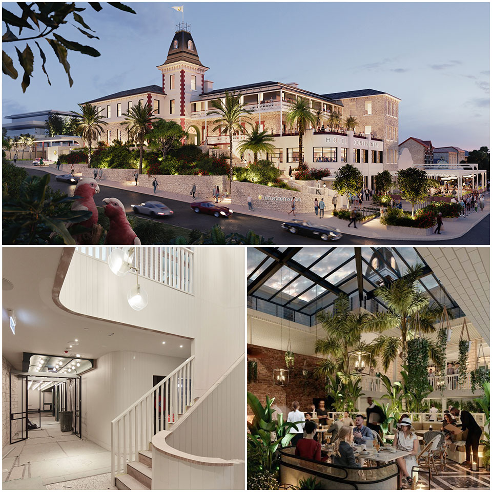 Sorrento’s 145-year old Continental Hotel is currently undergoing a $100-million transformation. 
