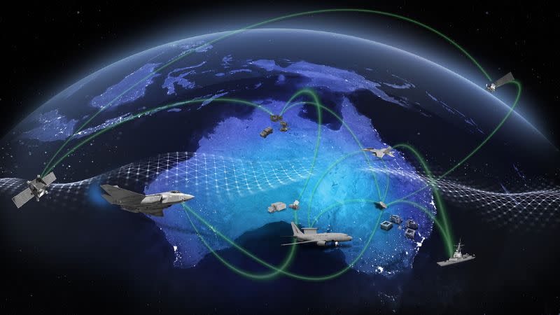A diagram of how AIR 6500 is intended to co-ordinate Australia’s defence systems to repel air strikes. Image: Lockheed Martin.