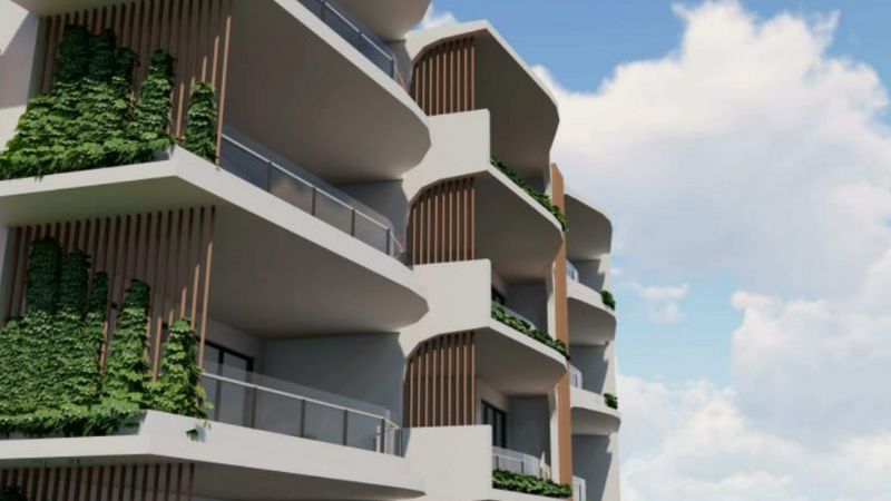 Render of the proposed six-storey Mitchelton apartment development.
