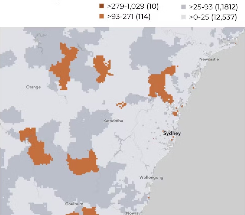 million empty homes map