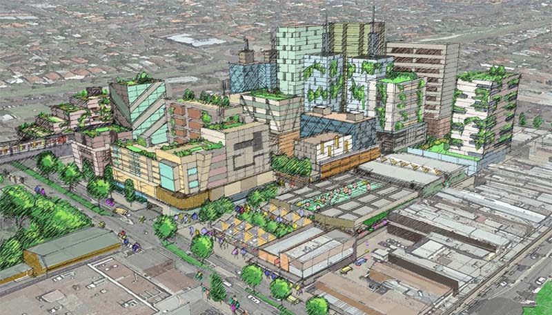 plans for the Preston Market precinct released in 2022