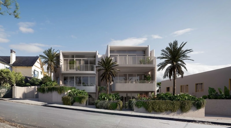 A rendering of Bianca, Central Element's debut at Drummoyne in Sydney's inner-west.