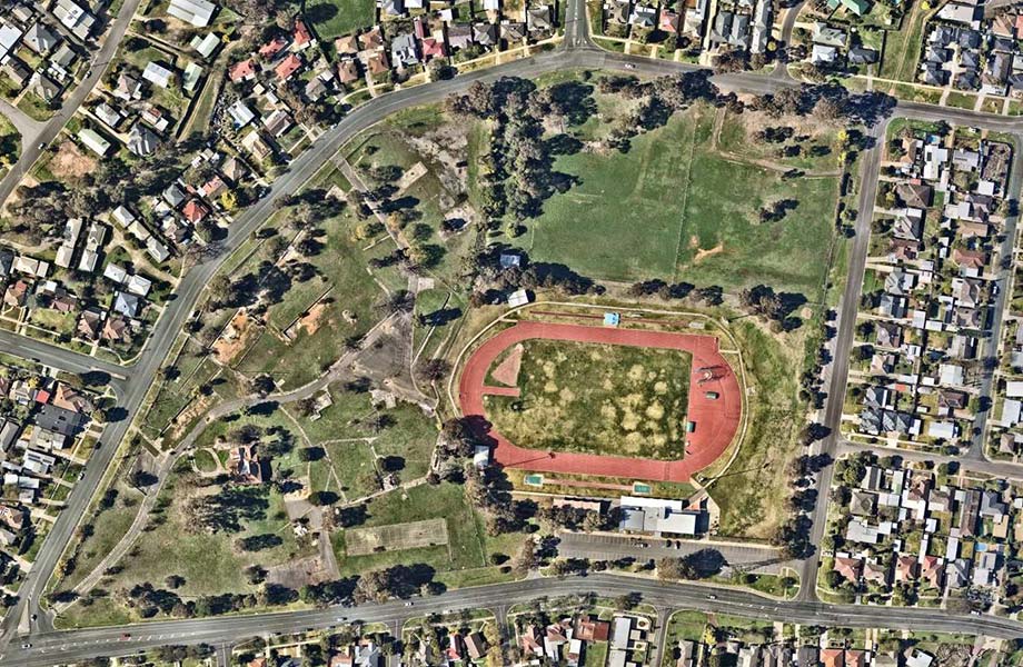 State Plots 160 Homes for Athletes Village Site at Bendigo