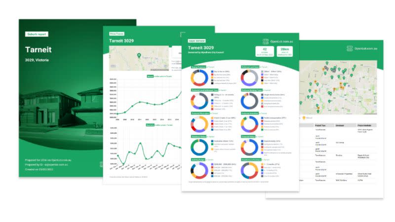 OpenLot provides localised data for developers on buyer demand for greenfield and housing.