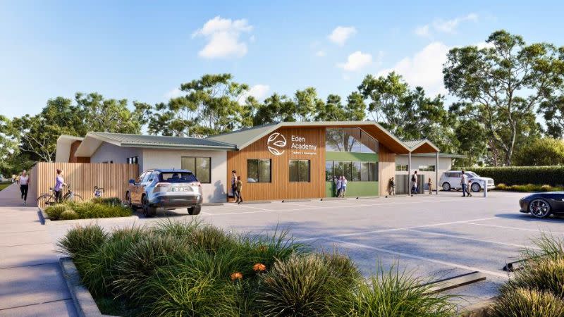 A render of the Eden Academy childcare centre at Eaglehawk, just north of Bendigo.