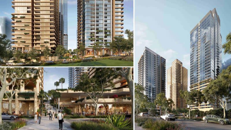 The masterplan now on exhibition for the Rhodes precinct builds on plans put forward in 2025.