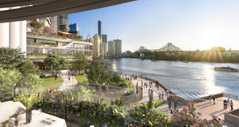 The Brisbane City Council says the development will transform the Eagle Street Pier and Waterfront Place precinct.   