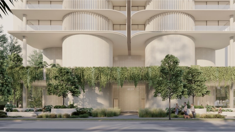 A rendering of the scaled back Main Beach scheme designed by Auckland-based architecure studio Monk Mackenzie.