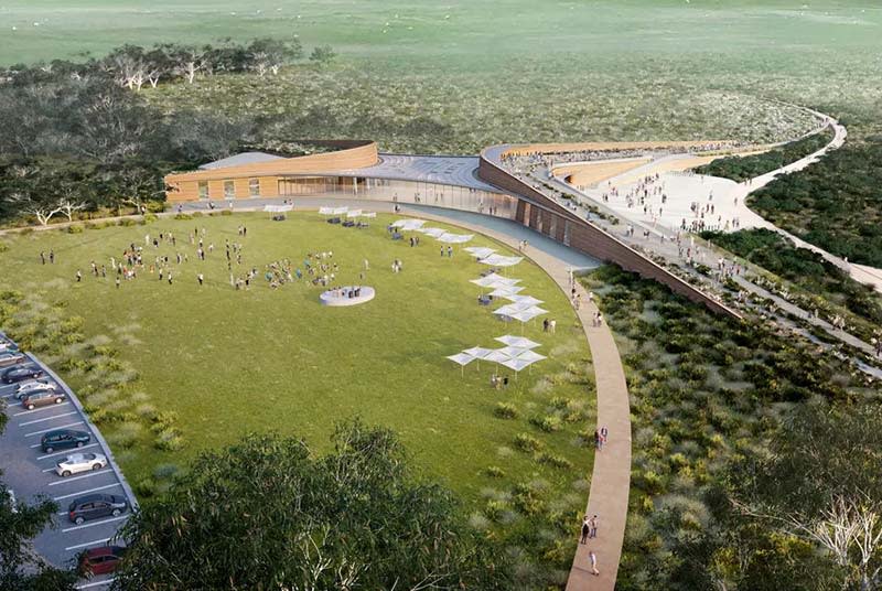 Artist's impression of the Twelve Apostles Visitor Experience Centre