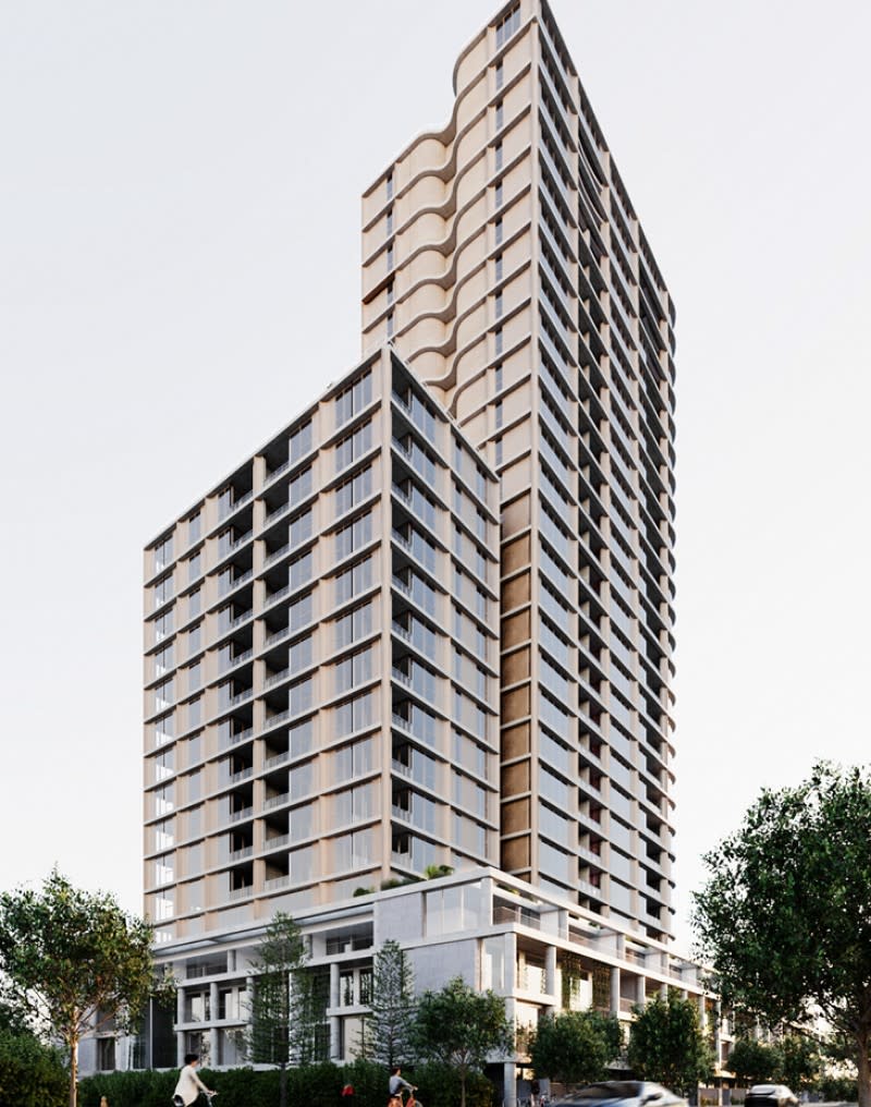Kennon and Ewert Leaf's design for Lendlease's Collins Wharf 4 at Melbourne's Docklands.