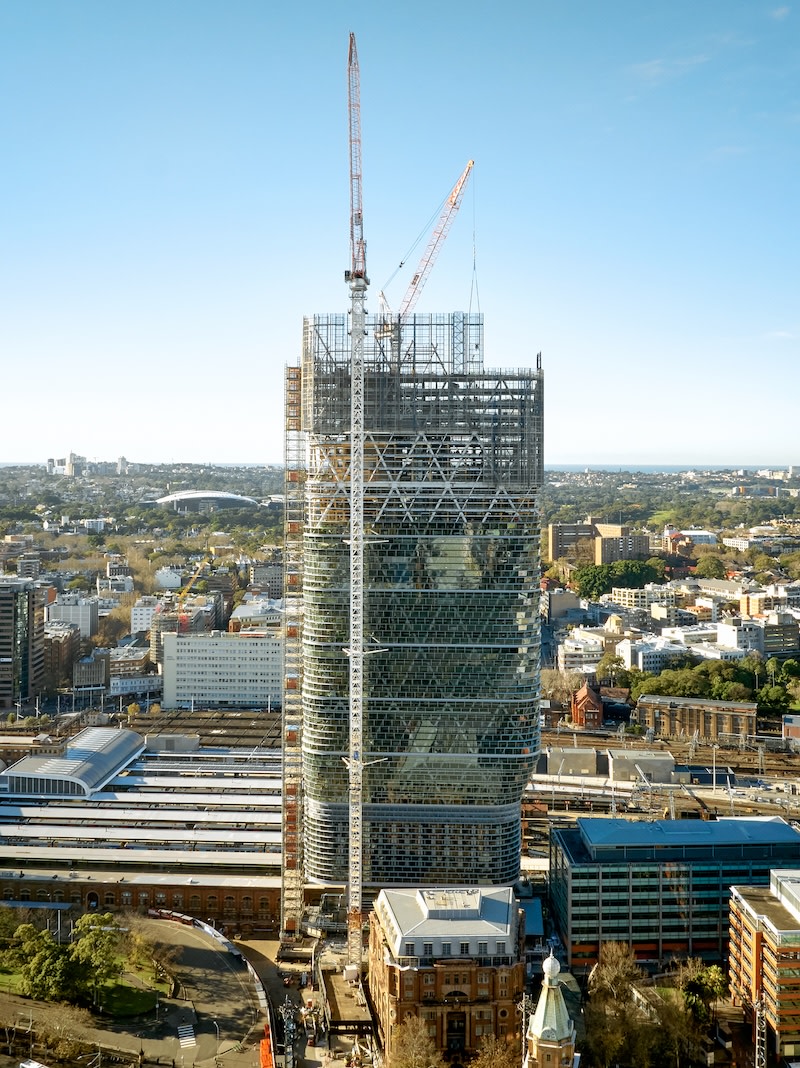 At more than 180m, Atlassian Central surpasses the previous record holder, the 25-storey Ascent tower in the US by about 100 metres.