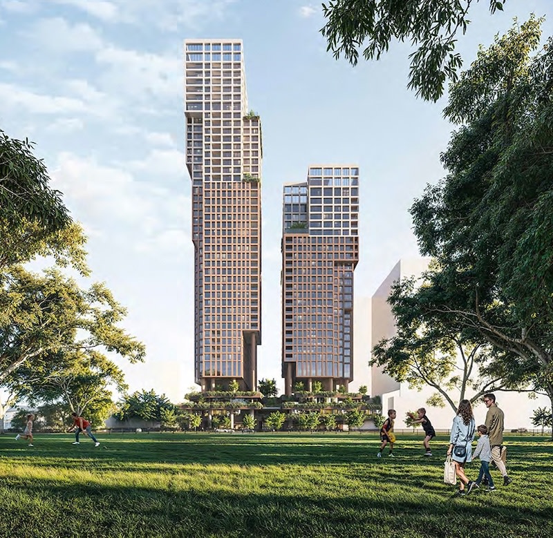 Two towers of 24 and 37 storeys have been greenlit for a 5400sq m site at 189–203 Arden Street.