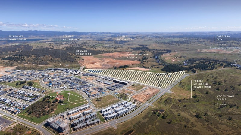 image of an empty 40 ha parcel of land next to mid rise buildings