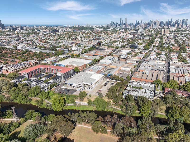 CBUS Richmond precinct aerial view 