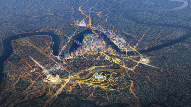 The new Brisbane Stadium John Holland, Built