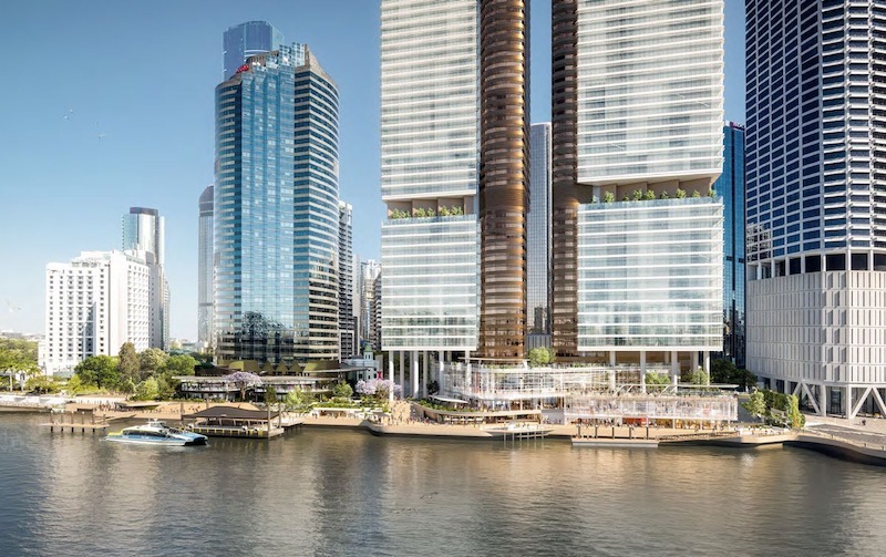 Waterfront Brisbane is one of two major city-shaping office developments Dexus has in its pipeline.
