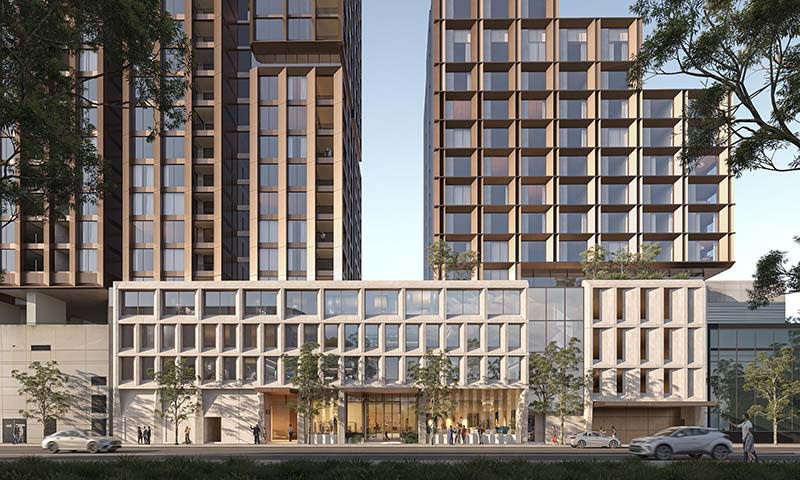 Pearl River Road Docklands amended development rendering