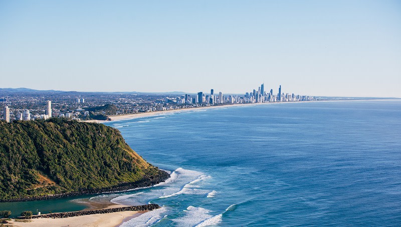 Looking north to Surfers Paradise from Burleigh Heads: critics say the council's proposed amendments do not make sense.