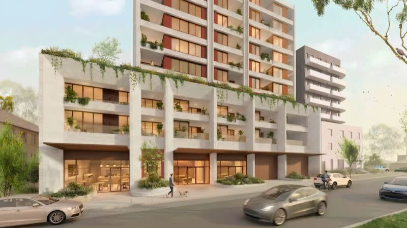 Designed by Turner, the new look submission will now deliver 160 apartments over 31-storeys, including a 15 per cent offering of affordable housing units in Strathfield
