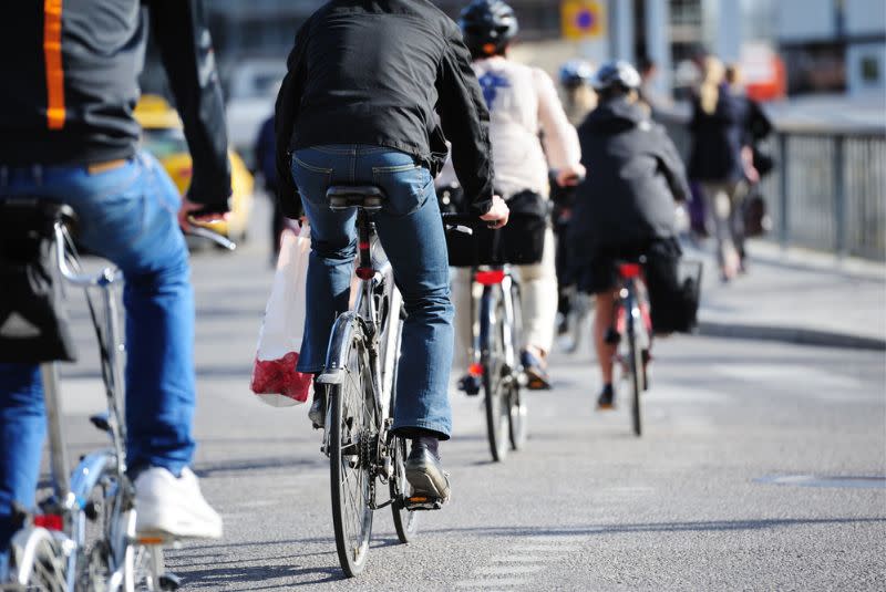 Bike riders.  Lendlease showed only about 200 of the 1157 bicycle parking spaces offered under the three buildings were used each day.