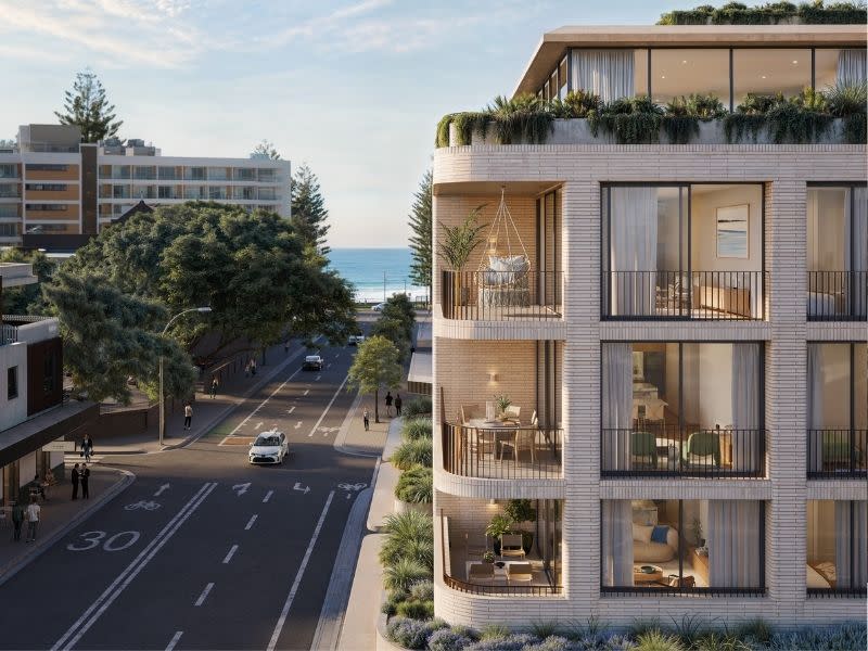 SJB rendering of the Raglan Street luxury apartment development