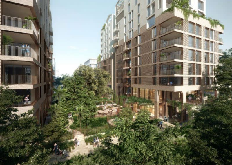 An artist's impression of the proposal, which the Sydney North Planning Panel says would result in a poor built outcome and affect the level of amenity for future residents.