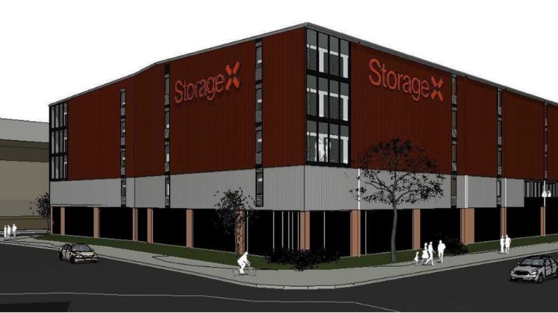 A rendering of the proposed five-storey Storage X facility at 97 Castlemaine Street, Milton.