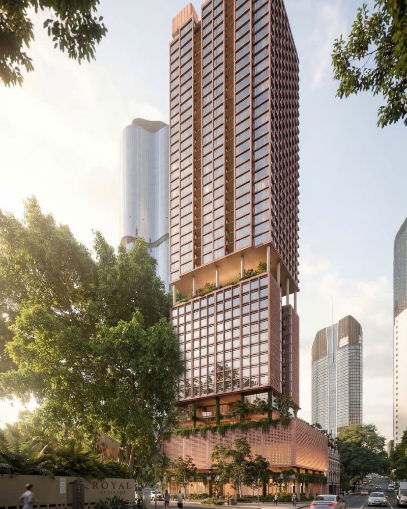 A rendering of DOMA's first project in Brisbane.