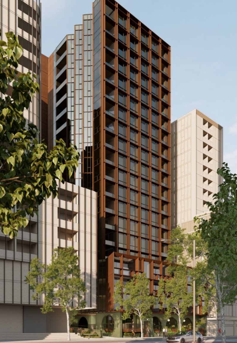 The 20-storey tower will have 180 apartments in total. 