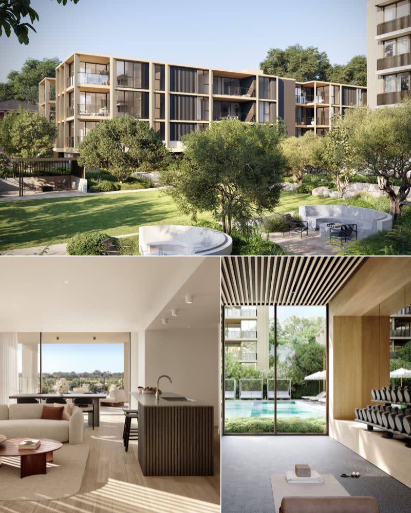 The developer said strong demand for apartments at Rochedale had encouraged it to bring forward the launch of its six-storey apartment building, Sage.