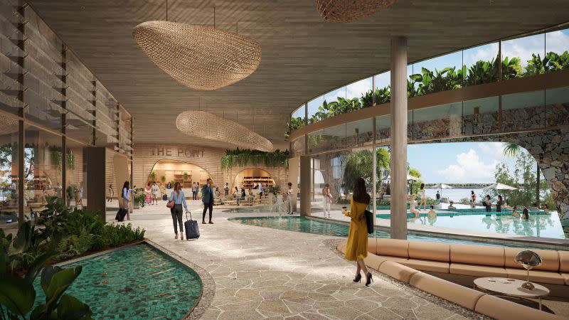 A rendering of the Comiskey Group's proposed $250-million expansion proposal for Sandstone Point.