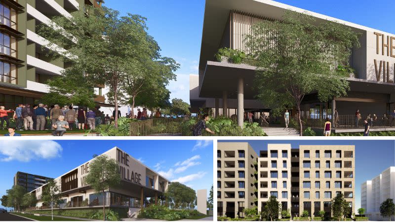 Renders of the proposed Carseldine Village Heart on Brisbane's northside.