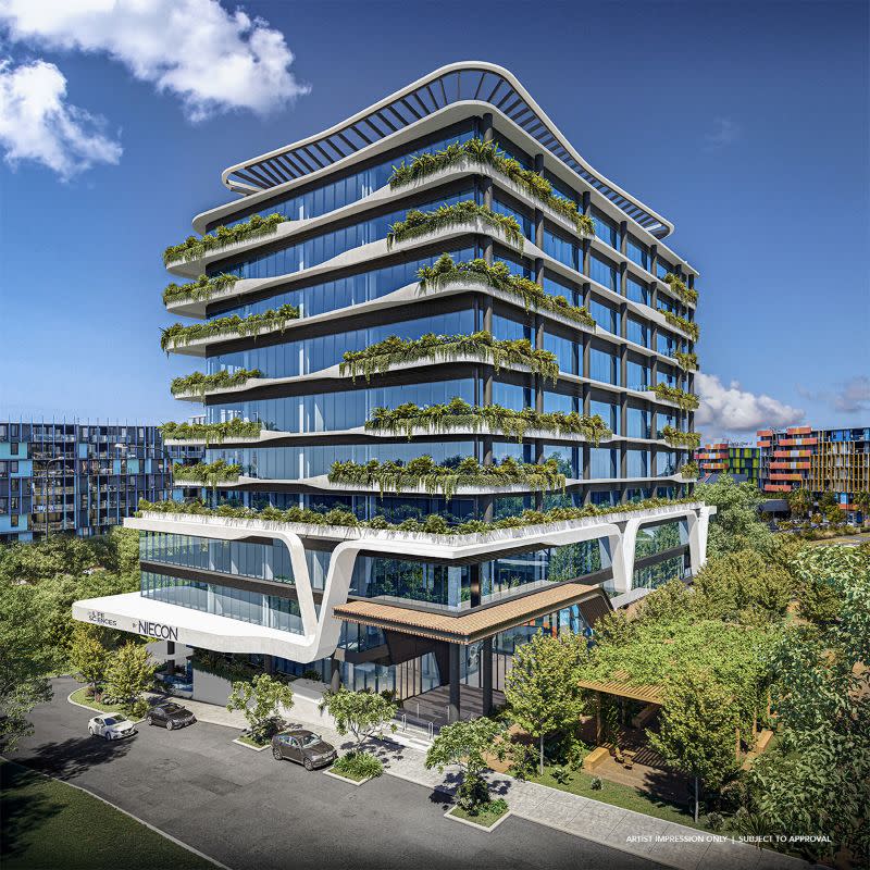 Exterior render of the approved Gold Coast Life Sciences Centre Lumina at the Gold Coast.