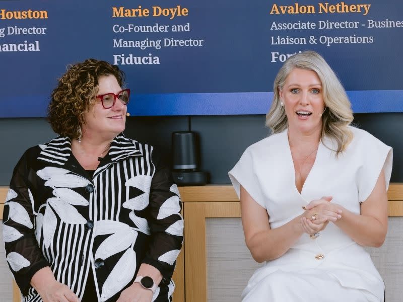 Marie Doyle reflected on moving from moments of exclusion early in her career to leading finance, program and vision on major projects.